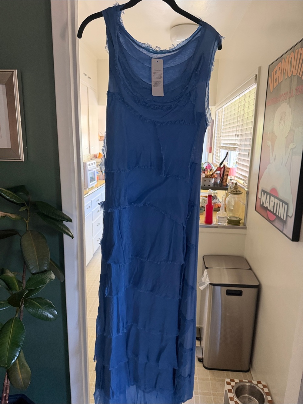 New with tags blue sleeveless dress